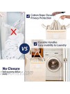 MCleanPin Laundry Hamper with Lid and 2 Removable Liners Collapsible Dirty Clothes Hamper for laundry with Lid and 2 Handles Foldable Baby Nursery Hamper Dorm Room Laundry Bags for College Beige