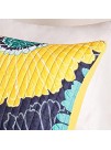 MI ZONE Cozy Quilt Set Casual Modern Vibrant Color Design All Season Teen Bedding Coverlet Bedspread Decorative Pillow Girls Bedroom Décor Full Queen Yellow