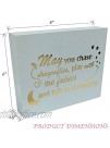 JennyGems May You Chase Dragonflies Play with The Fairies and Talk to The Moon | Nursery Room Decor | Fairies Sign | Motivational Signs
