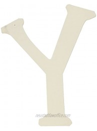 My Baby Sam Wall Hanger Letter Y Solid White