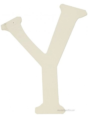 My Baby Sam Wall Hanger Letter Y Solid White