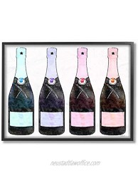 Stupell Industries Rainbow Champagne Black Framed Wall Art 11 x 14 Design by Artist Amanda Greenwood