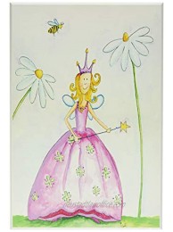 The Kids Room by Stupell Fairy Princess Among Daisies Rectangle Wall Plaque