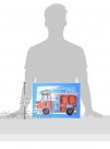 The Kids Room by Stupell Fire Truck with Blue Border Rectangle Wall Plaque