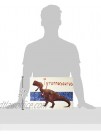 The Kids Room by Stupell Tyrannosaurus Dinosaur Rectangle Wall Plaque 11 x 0.5 x 15 Proudly Made in USA