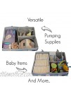 Extra Large Portable Diaper Caddy Tote Diaper Organizer and Storage for Baby Products or Items Nursery Storage Changing Table Organizer Car Organizer