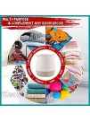 MINTWOOD Design Large 17 x 17 Inches Decorative Woven Cotton Rope Basket Blanket Basket for Living Room Laundry Basket Hamper Storage Baskets with Handles for Toys Throws Pillows Towels Shoes