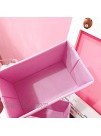 Sailor Moon Storage Bins Kawaii Anime Cartoon Storage Box Pink Cute Storage Cube Basket Bin Organizer Desk Organizer for Office Bedroom Home Closet 3 Pcs