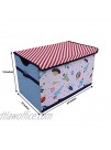 Bacati Space Multicolor Nursery Kids Room Storage Toy Chest