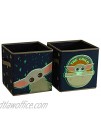 Idea Nuova Star Wars: The Mandalorian Featuring The Child Glow in The Dark 2 Pack Storage Cube