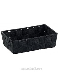 Kela "Alvaro Basket Plastic Black 23 x 15 x 6 cm