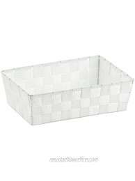Kela "Alvaro Basket Plastic White 29.5x20.5x8.5 cm