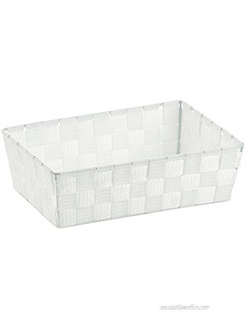Kela "Alvaro Basket Plastic White 29.5x20.5x8.5 cm