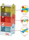 labebe Storage Bins Toy Wooden Storage Cubes Box Kid Toy Organizer and Storage for 1-5 Years Old 3 Toy Stacking Bins Cube Useful Stackable Storage Bins Toy Box Container as Birthday Gift Fox