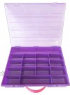Large Purple Organizer Case for Collectible Toys Crafts Beading Kits