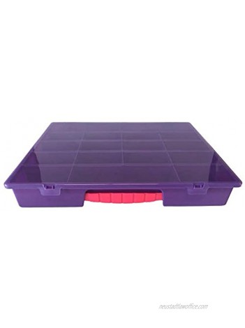 Large Purple Organizer Case for Collectible Toys Crafts Beading Kits