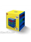 Lego 3-Drawer Storage Rack System 13-2 3 x 12-3 4 x 15 Inches Blue
