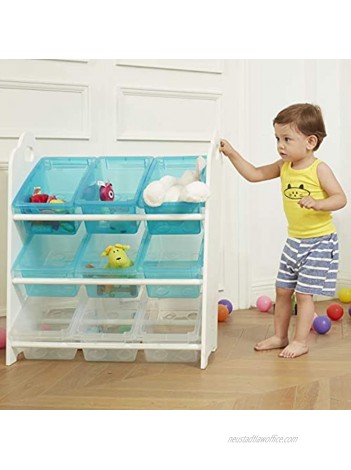 Three-Layer Plastic Tray White Storage Box Baby Toys Chests & Organizers for Kid 1-3 Years Old Toddler