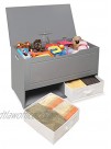 Up and Down Toy and Storage Box with 2 Basket Drawers