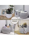 Small Rope Basket for Storage & Organizing Small Dog Toy Basket & Cat Toy Basket Montessori Basket Missing Sock Basket and Hand Towel Basket for Bathroom 10"W x 6.5"H Woven Gray Basket