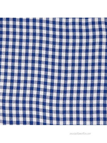 Square Gingham Pattern Cloth Liner Navy Small