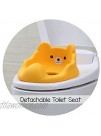 2 in 1 Teddy Potty Training Toilet Seat Yellow & Orange