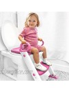 Alayna Potty Training Seat Toilet w  Step Stool Ladder & Splash Guard Kids Toddlers Trainer w  Handles. Sturdy & Foldable. Non-Slip Steps & Anti Slip Pads. Adjustable Potty Chair Boys Girls Baby
