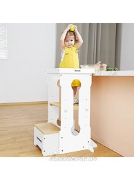 Bateso Step Stool for Toddlers Kids Step Stool with Standing Platform of 4 Adjustable Heights Kitchen Toddler Tower Learning Stool Toddler Step Stool for Kitchen Counter Bathroom Sink