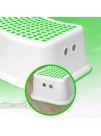 Kids Green Step Stool Great for Potty Training Bathroom Bedroom Toy Room Kitchen and Living Room. Perfect for Your House