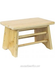 Sorbus Bamboo Step Stool Great Foot Rest & Potty Training Stool for Kids Toddlers Adults Kitchen Bathroom etc
