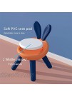 Bay Heights Kids Children Toddler Bunny Chair Seat Mini Small Chair Plastic Stool for Kindergarder Orange and Blue ALC-STL-ORG
