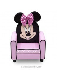 Delta Children Figural Upholstered Kids Chair Disney Minnie Mouse