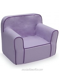 Delta Children Foam Snuggle Chair Purple 25x18x20.5 Inch Pack of 1