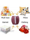 Stuffed Animal Beanbag Cover Storage Bean Bag Chair for Kids 38 Inch Extra Large Blanket Fill Plush Organizer for Child Seat Storage Sack Soft Smooth Polyester Kid’S Room Originality –Rugby