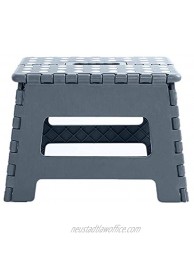 EFAILY Folding Step Stool 11 Inches Wide with Handle for Kitchen Bathroom Bedroom Kids or Adults
