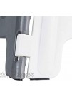 Relaxdays Folding Step Stool with Handle up to 120 kg Plastic 22.5 x 32 x 25 cm Grey White 1 Item