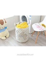 CHRIS Large Sized Storage Basket Waterproof Coating Organizer Bin Laundry Hamper for Nursery Clothes Toys Horse