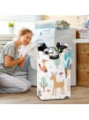 OREZI Cute Fox Animals Laudry Basket,Waterproof and Foldable Laundry Hamper for Storage Dirty Clothes Toys in Bedroom Bathroom Dorm Room