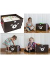 Katabird Toy Storage Chest Box for Kids and Babies – Collapsible Organizer Bin for Boys & Girls with Flip Lid – Gift Baskets for Small Toys Stuffed Animal Toy Boxes to Keep Playroom & Nursery Happy
