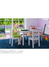 Humble Crew White Kids Wood Table & 4 Chair Set Primary