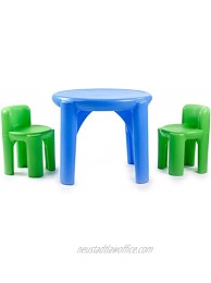 Little Tikes Bright 'n Bold Table & Chairs Green Blue