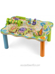 Melissa & Doug Jungle Activity Table Baby Play Wooden Toy 3+ Gift for Boy or Girl