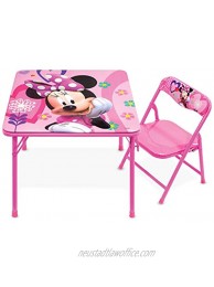 Minnie Mouse Table Happy Helpers Jr. Activity Table Set with 1 Chair 20 Inch  Minnie Happy Helpers