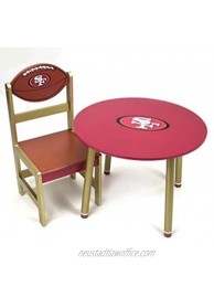 San Francisco 49ers Wooden Team Table