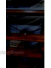 Kemanner 5-Tier Industrial Style Bookcase Vintage Free Standing Bookshelf Rustic Wood Bookcases Furniture Brown.