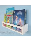 Nursery Shelves Book Shelves for Wall White Set of 2-Floating Bookshelf for Kids- Perfect Nursery Decor for Baby’s Room Kitchen Bedroom and Bathroom Too!