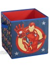 Idea Nuova Marvel Avengers Captain America and Ironman 2 Folding Storage 11.5" Cubes with LED Lights