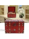 Ladieshow Vintage Jewelry Storage Box Wooden Decoration Display Box Organizer Photography Props