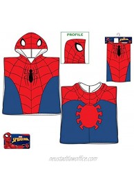 character Marvel Spiderman Poncho Towel 50x100cm Oficial Exclusive Models JAV