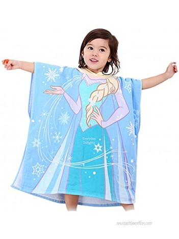 Everyday Delights Disney Frozen Elsa Bath Pool Beach Hooded Towel Poncho